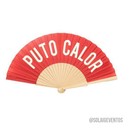 Abanico "Puto calor"-abanico-Solaig Eventos