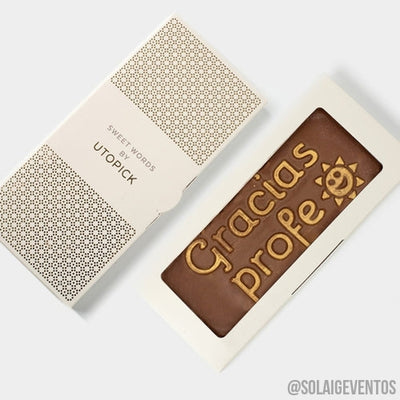 Chocolate Gracias Profe-Solaig Eventos