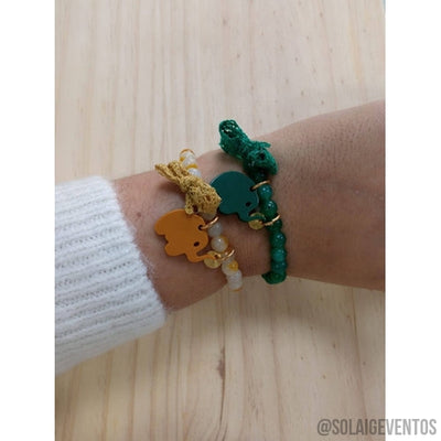 Pulsera Elefante Bolitas-Solaig Eventos